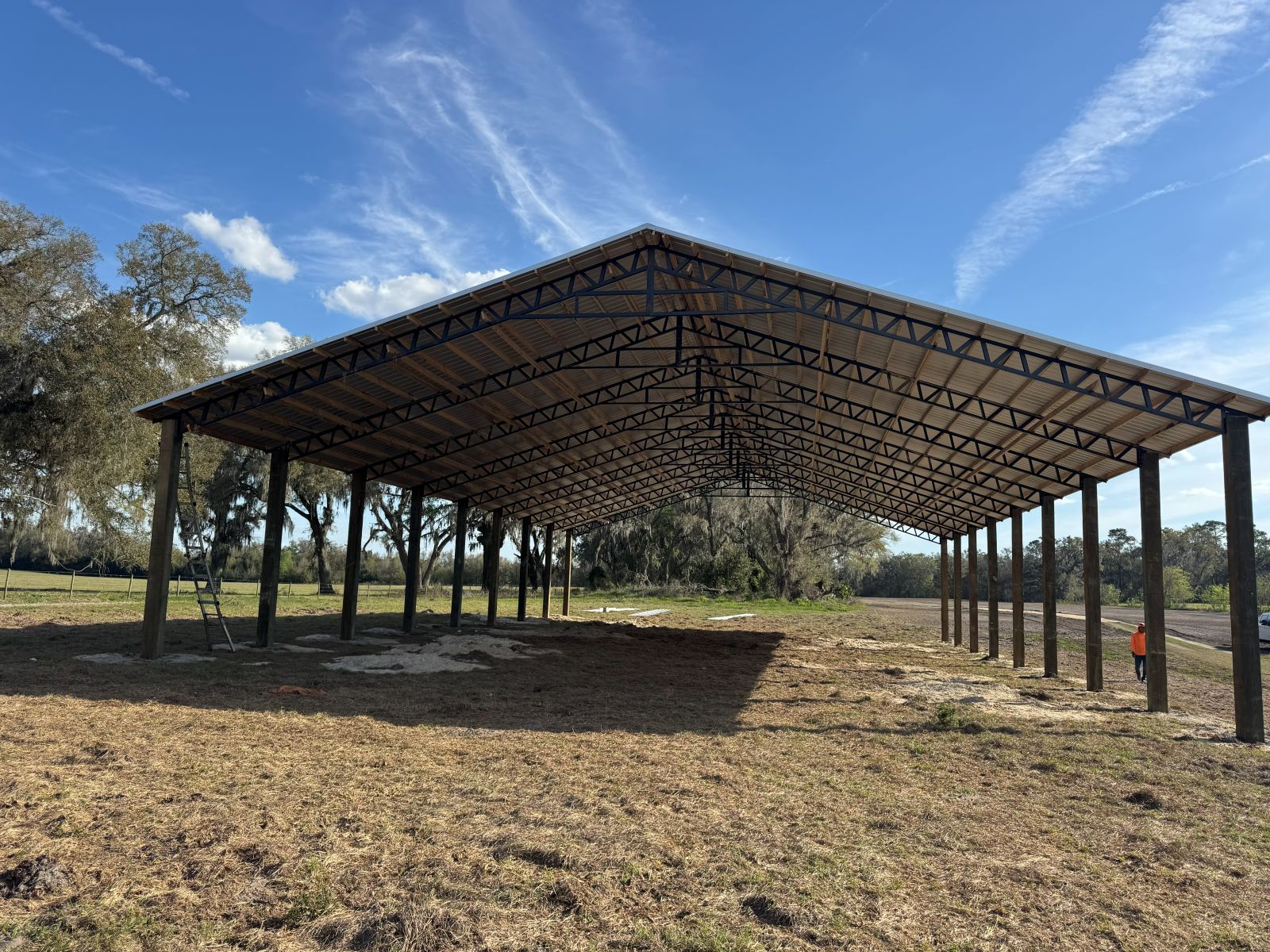 Stables — Run-in stable barn